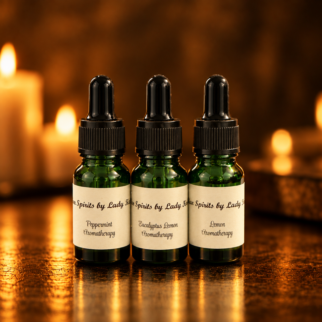 Essential Oils image styled to match Pheromone Oil