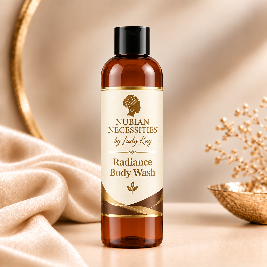 Radiance Body Wash bottle with a regular cap
