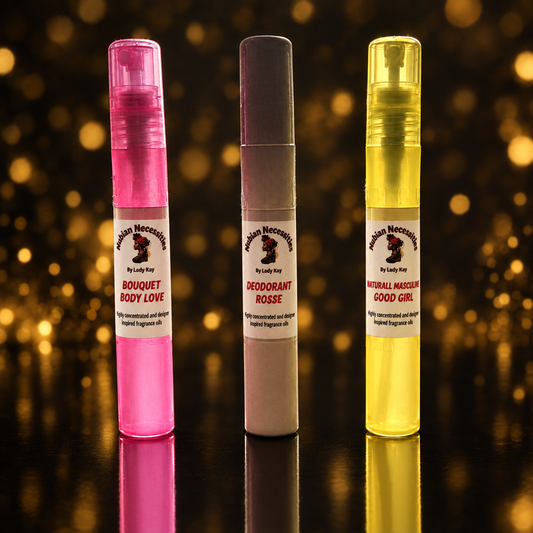 Compact Fragrance Oils with Pocket Size label